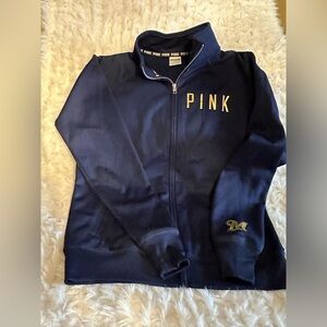 Victoria's Secret PINK Navy and Gold Trim Jacket